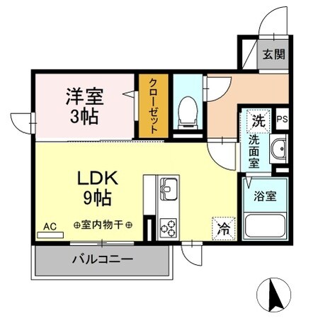 カナル グランデ 十日町の物件間取画像